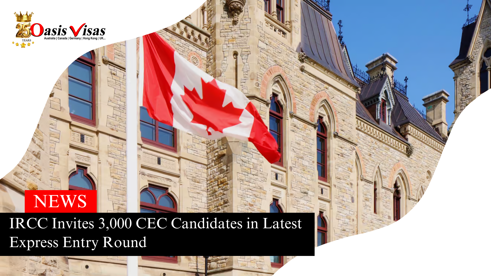 IRCC Invites 3,000 CEC Candidates in Latest Express Entry Round